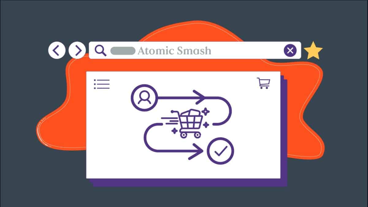 Illustration of customer journey through online checkout to demonstrate improving eCommerce customer loyalty